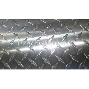 1050 1200 Aluminium Checkered Plate verwendet in Roofing